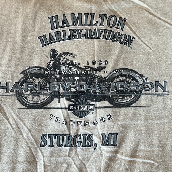 '08 HARLEY DAVIDSON Size XXL 2-side 105 Years of Great Motorcycles STURGIS Rally - Picture 13 of 14